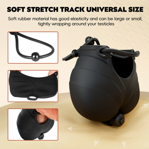 Venusfun Full Cover Penis Ring 10 Speeds Vibrating Cock Ring Glans Trainer