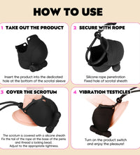Venusfun Full Cover Penis Ring 10 Speeds Vibrating Cock Ring Glans Trainer