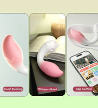 Venusfun GALAKU White AI Suction Egg Vibrator With Remote