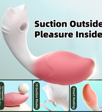 Venusfun GALAKU White AI Suction Egg Vibrator With Remote
