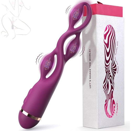 Venusfun G Spot Wand Vibrator Soft Silicone 10 Modes  for Women