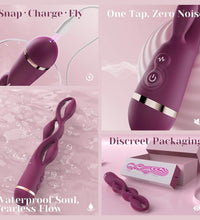 Venusfun G Spot Wand Vibrator Soft Silicone 10 Modes  for Women
