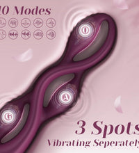 Venusfun G Spot Wand Vibrator Soft Silicone 10 Modes  for Women