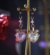 Venusfun Heart Bell Nipple Clamps for Women Light Up Metal Design for Sensory SM Play