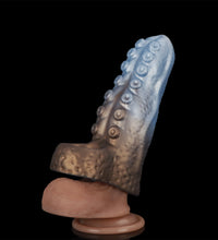 Venusfun Hollow Octopus Penis Sleeve Silicone Masturbator with 3cm Extension Ring
