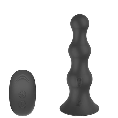 Venusfun Wireless Remote Inflatable Anal Beads for Men 10 Vibration Modes Hands-Free Prostate