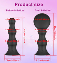 Venusfun Wireless Remote Inflatable Anal Beads for Men 10 Vibration Modes Hands-Free Prostate