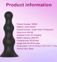 Venusfun Wireless Remote Inflatable Anal Beads for Men 10 Vibration Modes Hands-Free Prostate