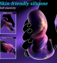 Venusfun Large Butt Plug Silicone Anal Trainer for Men and Couples Soft Realistic Dildo