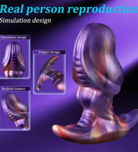 Venusfun Large Butt Plug Silicone Anal Trainer for Men and Couples Soft Realistic Dildo