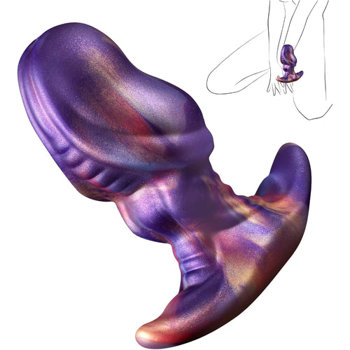 Venusfun Large Butt Plug Silicone Anal Trainer for Men and Couples Soft Realistic Dildo