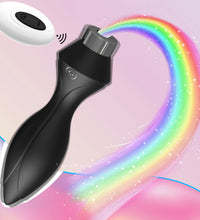 Venusfun LED Anal Plug Remote Control Silicone Vibrator with Multi Mode Vibration and Glow Effects
