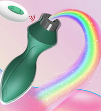 Venusfun LED Anal Plug Remote Control Silicone Vibrator with Multi Mode Vibration and Glow Effects