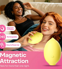 Venusfun Lemon Crush Air Pulse Clitoral Stimulator with 10 Modes Oral Suction for Women