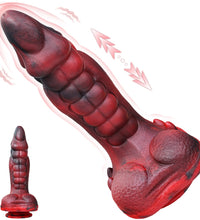 Venusfun Silicone Alien Thrusting Dildo, Powerful Suction Cup, Beginner-Friendly Thick Dildo