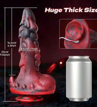 Venusfun Silicone Alien Thrusting Dildo, Powerful Suction Cup, Beginner-Friendly Thick Dildo