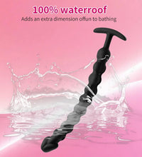 Venusfun Silicone Anal Beads Plug for Deep P Spot Play Flexible Perineum Massager