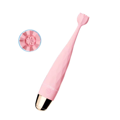 Venusfun Lotus Quiet Vibrator for Women Heating Silicone G Spot Wand with 10  Modes