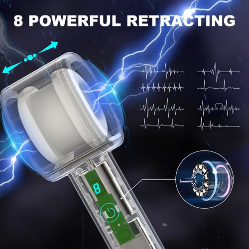 Venusfun M60 Automatic Male Masturbator Dual Sleeve Thrusting Vibrating Hands Free Sex Machine