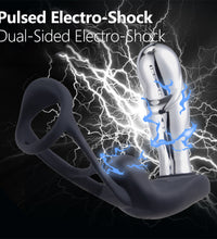 Venusfun Vibrating Male Prostate Massager with Dual Electro-Stimulation