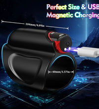 Venusfun Cock Rings Penis Trainer Bullet Vibrator 9 Modes Masturbator Adult Sex Toys for Men