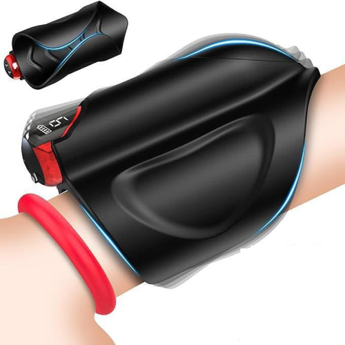 Venusfun Cock Rings Penis Trainer Bullet Vibrator 9 Modes Masturbator Adult Sex Toys for Men