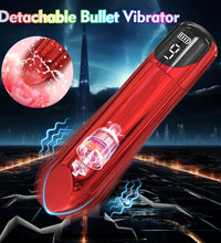 Venusfun Cock Rings Penis Trainer Bullet Vibrator 9 Modes Masturbator Adult Sex Toys for Men