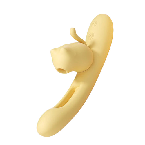 Venusfun Meow 2 in 1 Detachable Sucking Thumping Clit Vibrator