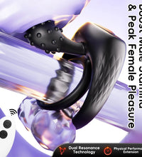 Venusfun Mini Hammer Cock Ring Vibrating Silicone Penis Ring Time Enhanced