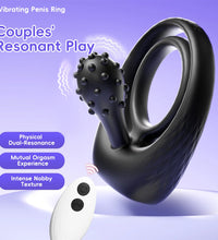 Venusfun Mini Hammer Cock Ring Vibrating Silicone Penis Ring Time Enhanced