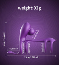 Venusfun Morgana Dual Ring Vibrating Cock Ring With Remote Control