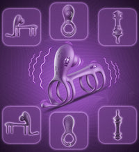 Venusfun Morgana Dual Ring Vibrating Cock Ring With Remote Control