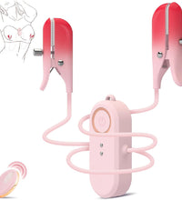 Venusfun Nipple stim Adjustable Breast Clamps Silicone Wearable Tits Massager