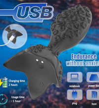 Venusfun Octopus Butt Plug Vibrator with 7 Vibration & Rotation Modes for Prostate and Anal Play