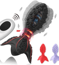 Venusfun Octopus Butt Plug Vibrator with 7 Vibration & Rotation Modes for Prostate and Anal Play