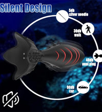 Venusfun Octopus Butt Plug Vibrator with 7 Vibration & Rotation Modes for Prostate and Anal Play