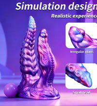 Venusfun Dual Use Octopus Suction Cup Dildo for Vaginal and Anal Pleasure Couples