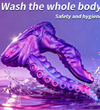 Venusfun Dual Use Octopus Suction Cup Dildo for Vaginal and Anal Pleasure Couples