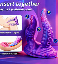 Venusfun Dual Use Octopus Suction Cup Dildo for Vaginal and Anal Pleasure Couples