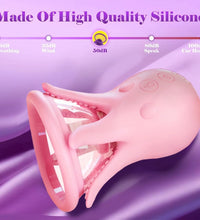 Venusfun Octopus Nipple Sucker 9 Modes Licking Tongue Vibrator with 3 Suction Levels