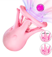 Venusfun Octopus Nipple Sucker 9 Modes Licking Tongue Vibrator with 3 Suction Levels