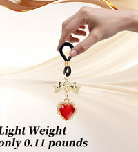 Venusfun Luxurious Red Gemstone Nipple Clips Adjustable Boob Clamps