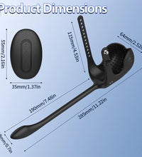 Venusfun Remote Prostate Massager & Anal Plug 2 in 1 Testis Massager