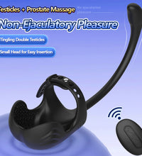 Venusfun Remote Prostate Massager & Anal Plug 2 in 1 Testis Massager