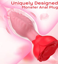 Venusfun App Controlled Rose Rotating Vibrating Butt Plug Anal Vibe Backdoor Trainer