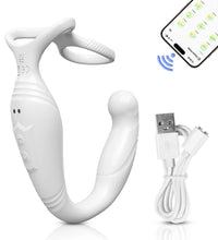 Venusfun Anal Vibrator Prostate Massager Sex Toys for Men APP Control Deep Rotation Couple Play