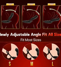 Venusfun Rotating Prostate Massager Remote Vibrating Cock Ring Perineum Support for Men