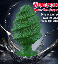 Venusfun Christmas Edition Spiral Silicone Butt Plug Soft Liquid Anal Toy for Couples Adults