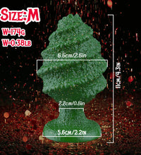 Venusfun Christmas Edition Spiral Silicone Butt Plug Soft Liquid Anal Toy for Couples Adults