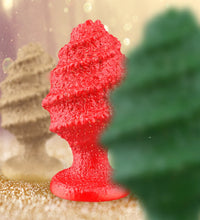 Venusfun Christmas Edition Spiral Silicone Butt Plug Soft Liquid Anal Toy for Couples Adults